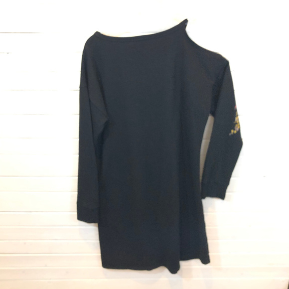 Socialite Black Cold Shoulder Dress - S - Picture 2 of 8
